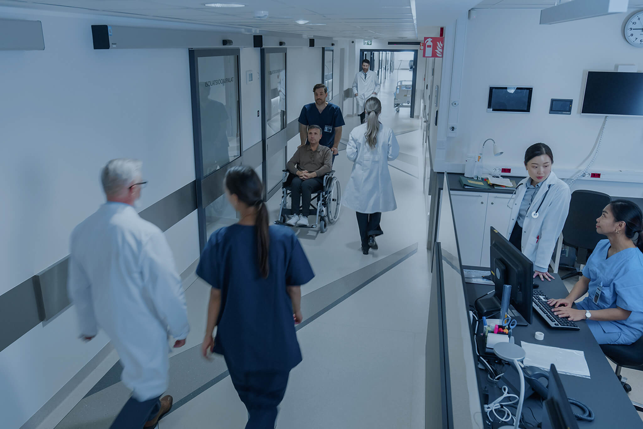 A busy hospital.